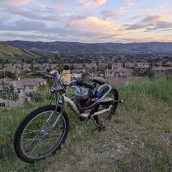 Moped bicycle motorized 2 stroke