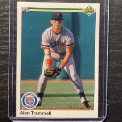 1990 Upper Deck Alan Trammell Baseball Card #554