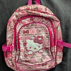 Pink Hello Kitty Backpack 