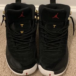 Air Jordan 12 Retro Reverse Taxi Size 7y 