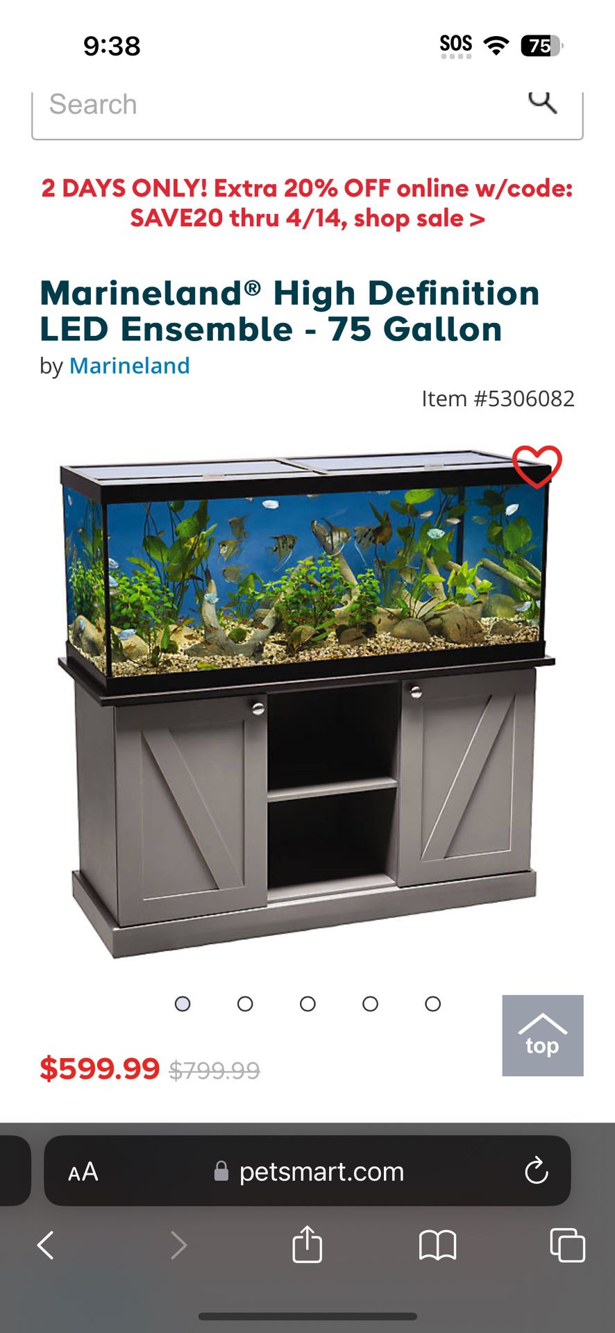 BRAND NEW fish tank 