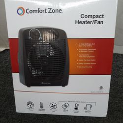 Comfort zone heater/fan cz45ebk-ec