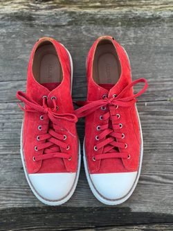 Allen Edmonds PASADENA suede men's dress sneakers size 9 D red