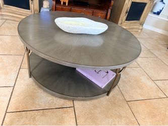 Round Grey Table