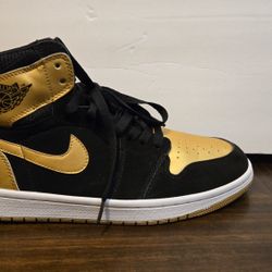 Nike Jordan Gold & Black Great Condition Sz 11