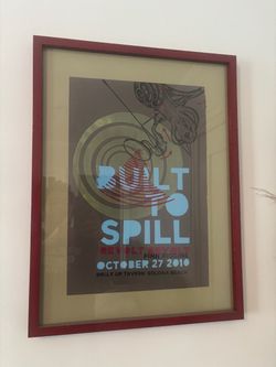 Built to Spill – “Revolt, Revolt” Concert Poster – Custom Framed – Belly Up Tavern, 2010