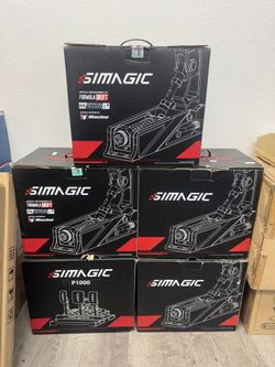 SIMAGIC P1000 Modular Pedal Set (3-Pedal) | Load Cell Sim Racing Pedals | Tested | Multiple Available