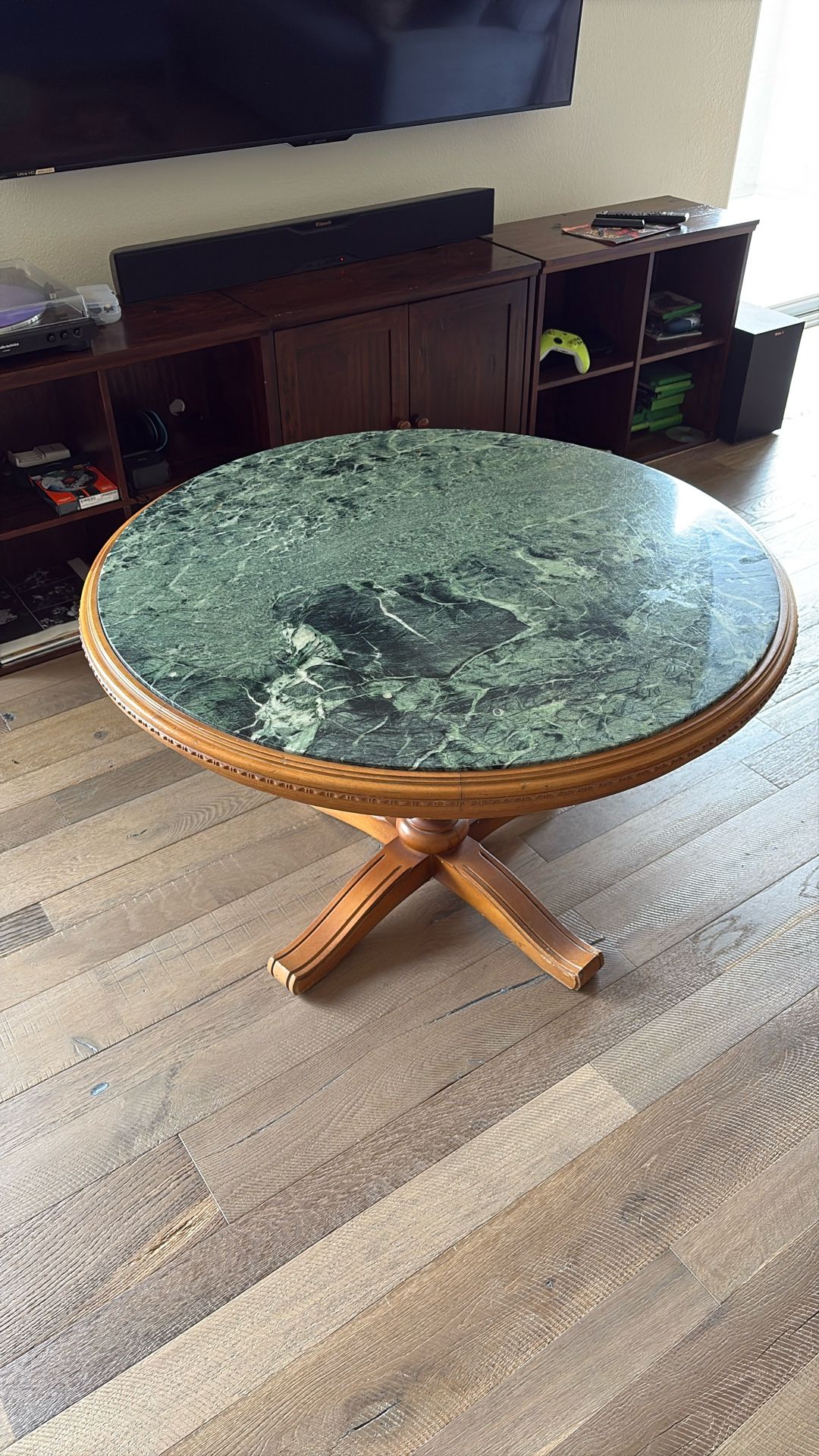 Antique Marble Round Table
