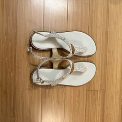 Michael Kors Sandals, White, Size 9.5