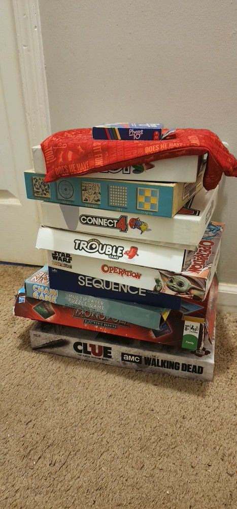 Variety Of Board Games