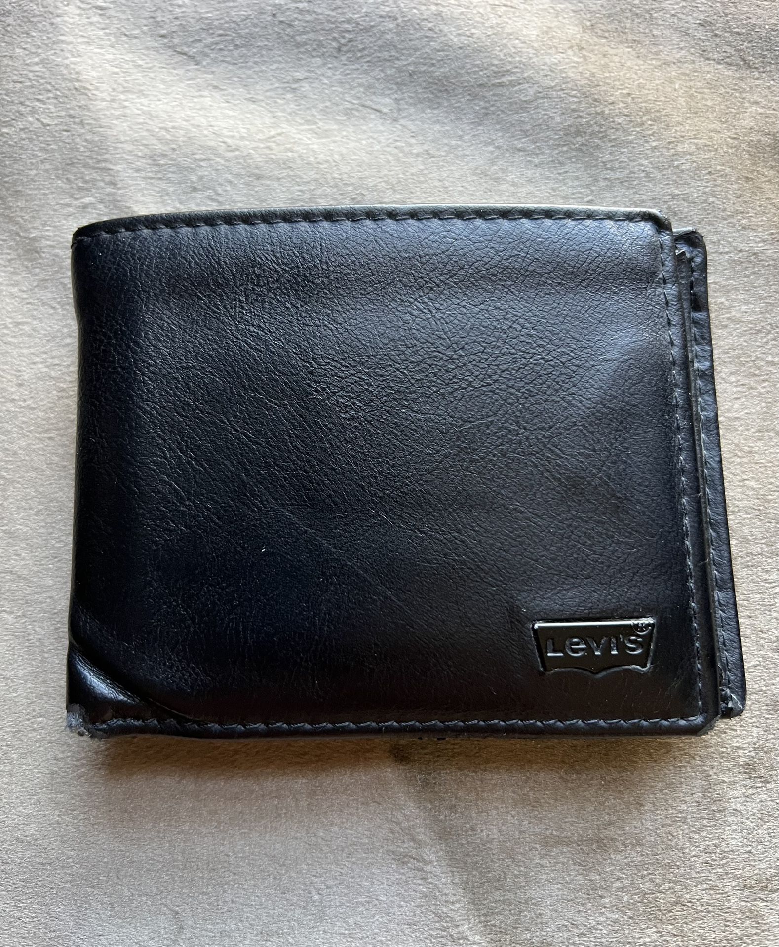 Levis Black Leather Wallet