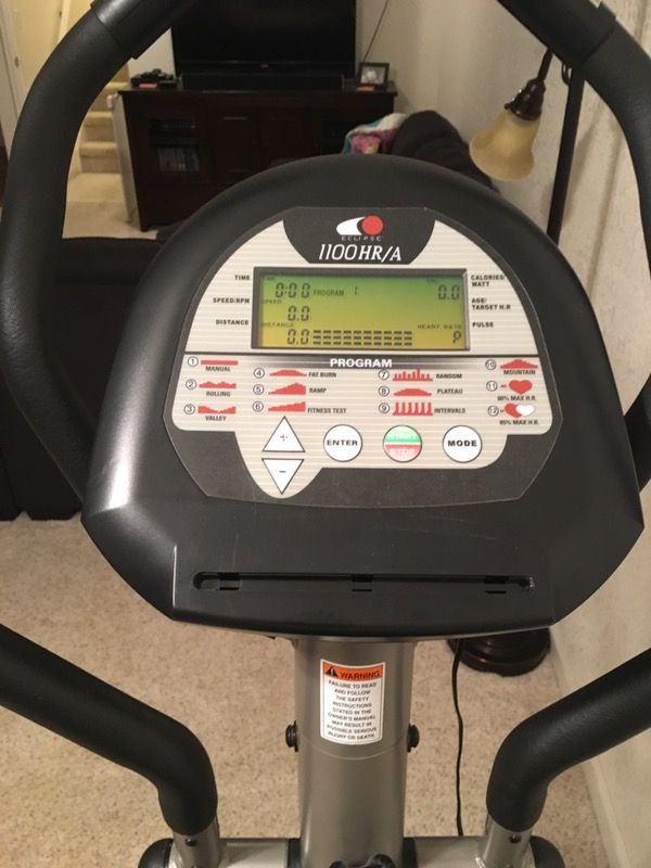 Eclipse 1100 HR/A Elliptical