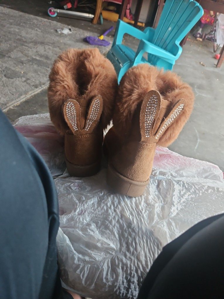 Faux Fur Toddler Boots