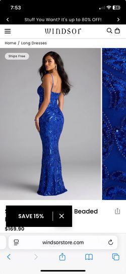 Blue Prom Dress