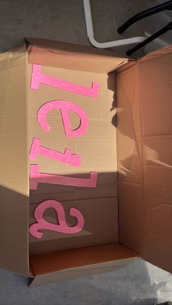 Leila Wooden Letters