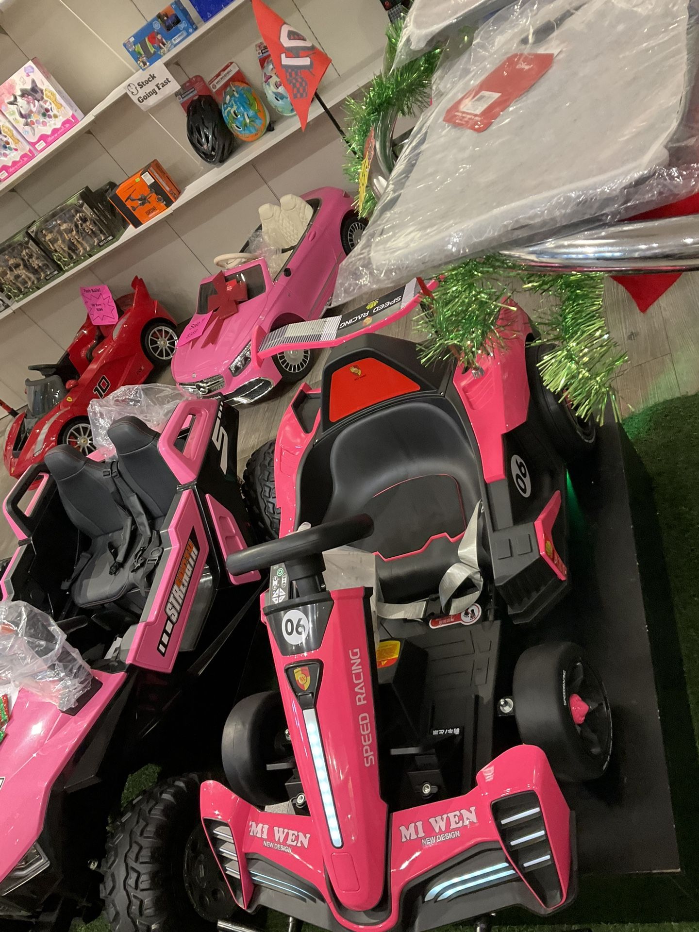 Pink Go-Kart 24V | Kids Electric Ride-On