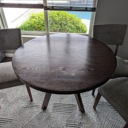 48 " Round Table With 3 Chairs