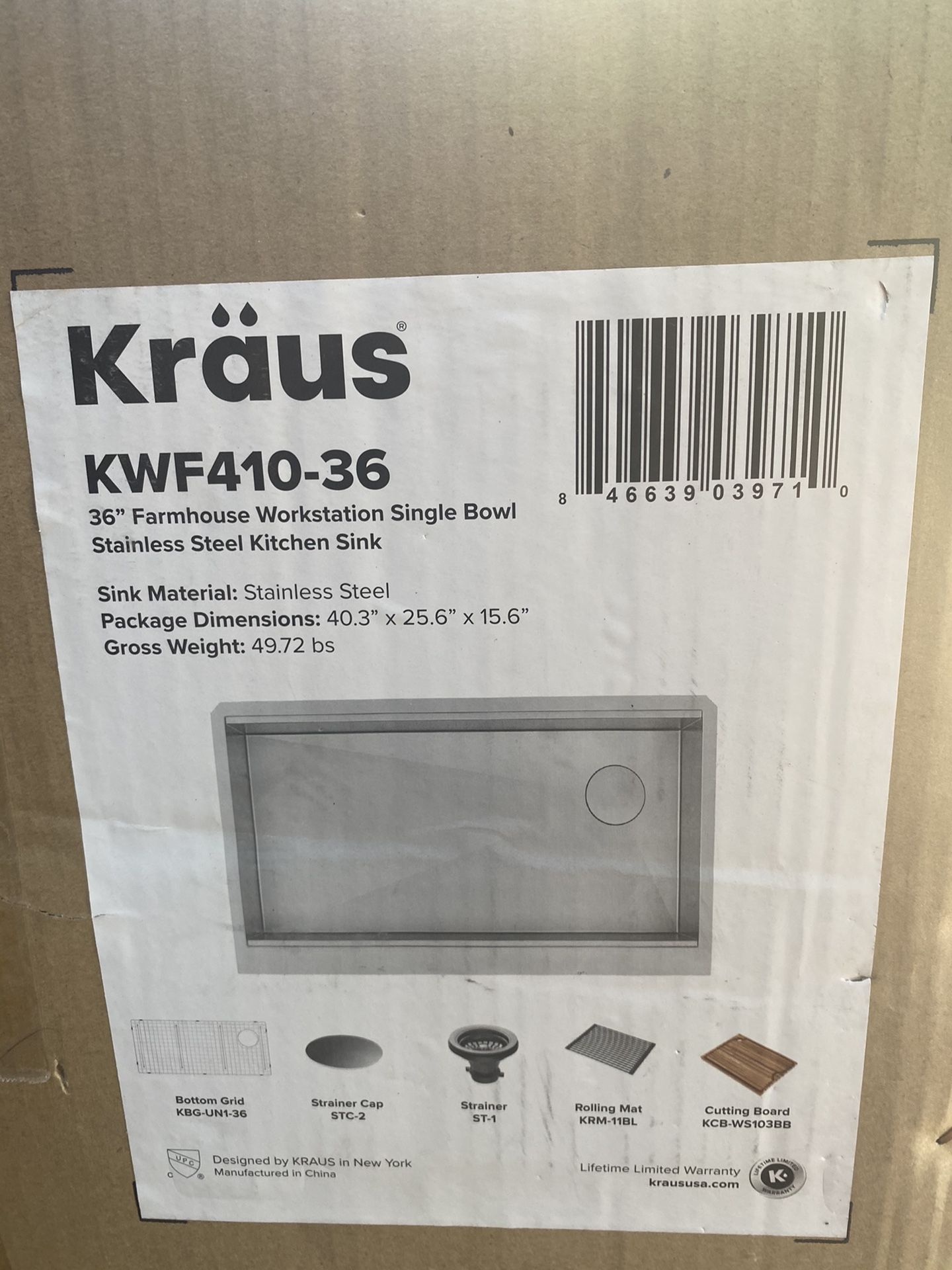 Brand New Farm House Sink