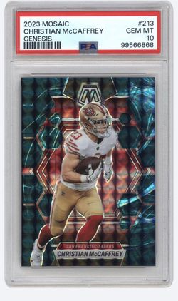 2023 Mosaic Christian McCaffrey Genesis PSA 10