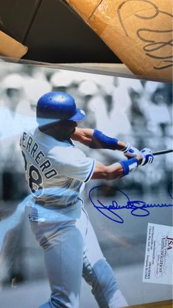 Dodgers pedro Guerrero autograph with jsa coa