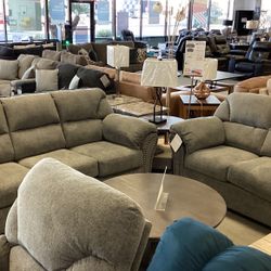 Allmaxx Sofa and Loveseat Set