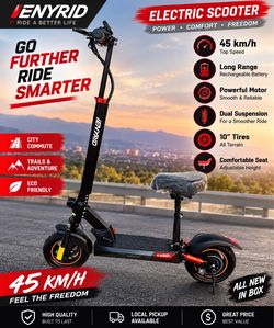 IENYRID Electric Scooter – 45 KM/H – Brand New in Box📦🎁🔥🔥