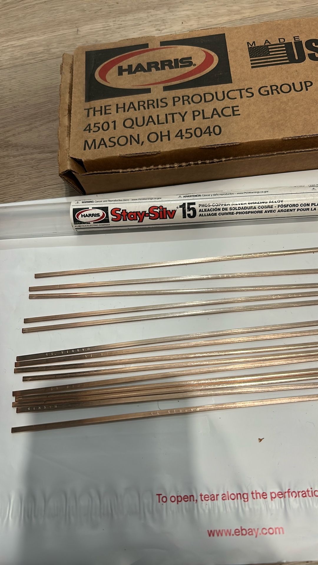 Harris Stay Silv 15 Brazing Alloy