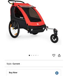 Burley Honey Bee, 2 Seat Kids Bike Trailer & Stroller