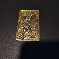 Pokemon Gold Plated From 1999 "Mewtwo"