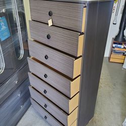 New Tall Grey 7 Drawer Dresser Chest Available In Other Colors 