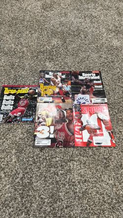 Chicago Bulls 1993 Three Peat Magazines