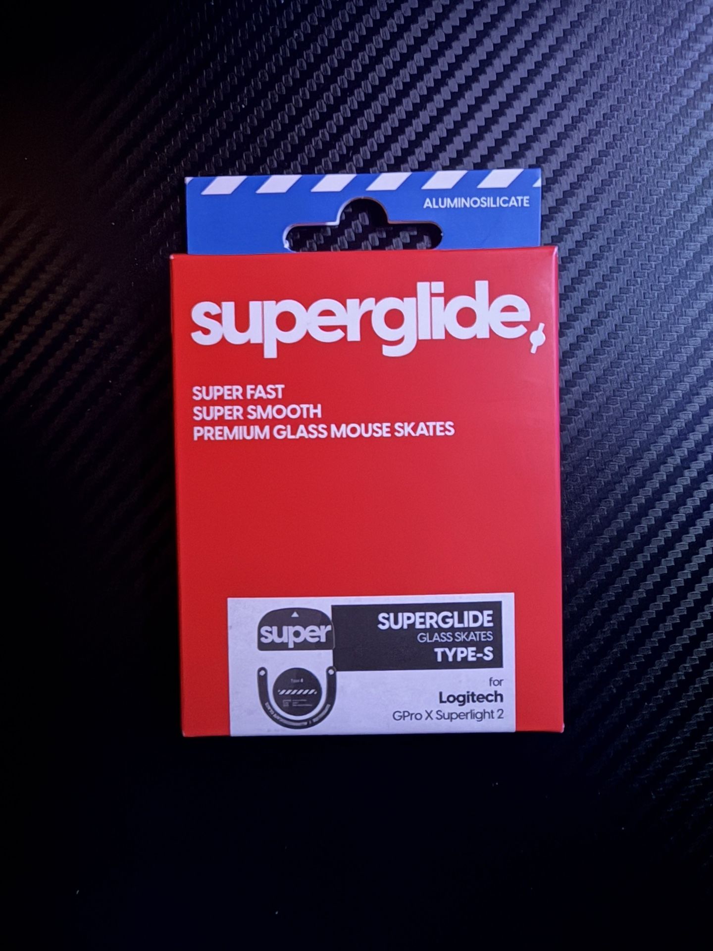 Superglide Glass Skates “TYPE-S” For Logitech Superlight Models “for Mouse”