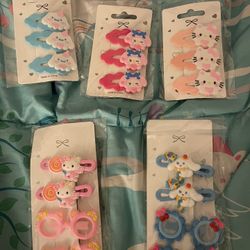 Hello Kitty, A Hair Clips $6each 