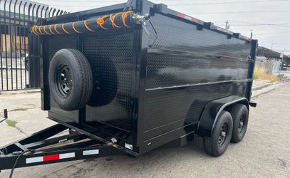 Diamond dump trailer