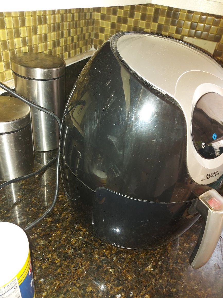 Power Air Fryer XL AF 530 5.3 5.3 QT Deluxe, Black,3