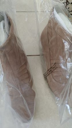 Real Leather Suede Ankle boots