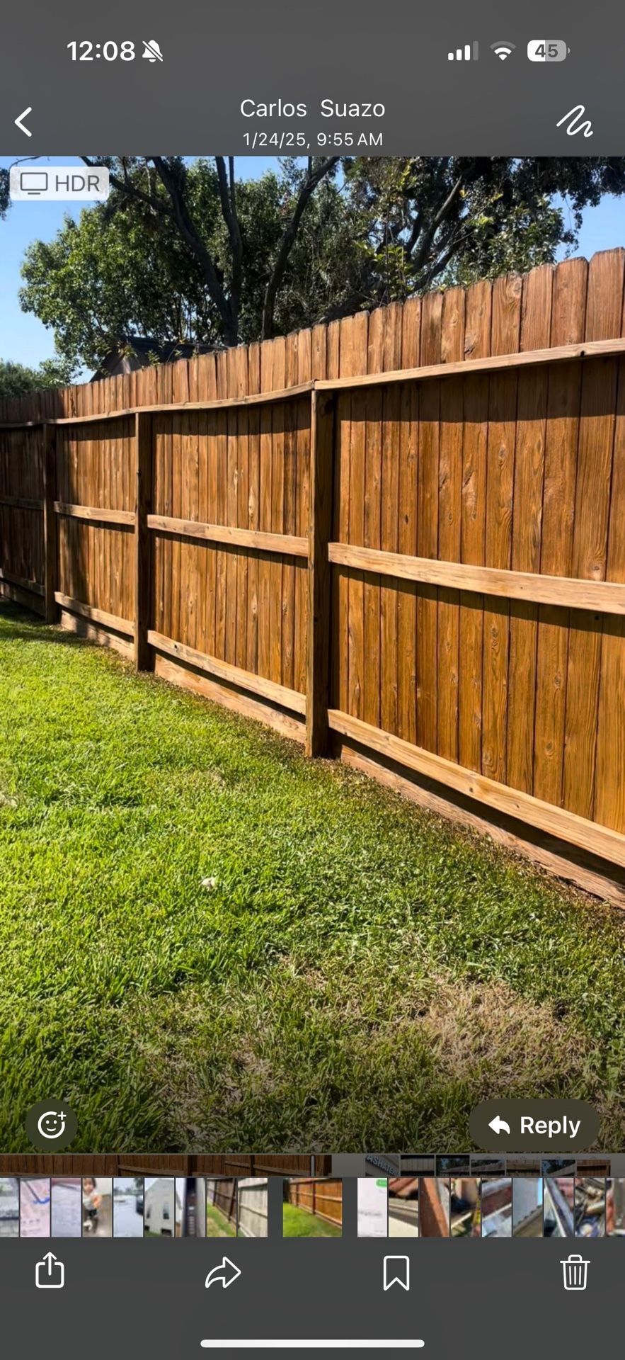 Fence Treatment And Staining