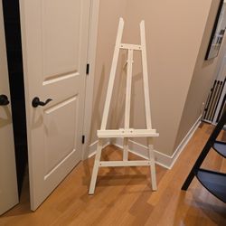 Foldable Wood Easel 5ft Tall Ledge 22 Wide