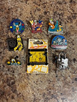 Disneyland Collector Pin Lot of 8