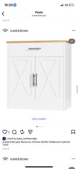 Walsunny Kitchen Buffet Sideboard Cabinet 7340