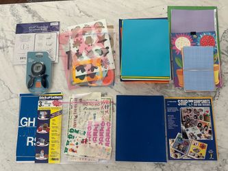 Large bundle of paper/craft/ scrapbook supplies- Best offer