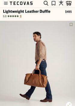 TECOVAS LIGHTWEIGHT DUFFEL BAG