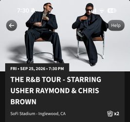 Chris Brown/ Usher Tickets