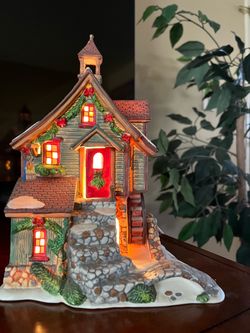 Holiday Time Christmas Village Grist Mill