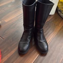 Girls Black Boots
