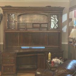 credenza with hutch Office Space 