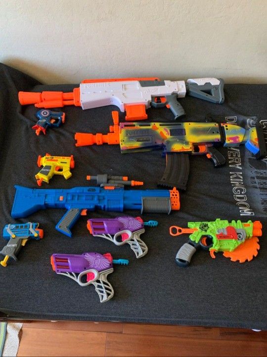 Nerf Gun Lot 9 Total