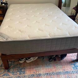 Full Size Platform Bed Frame With Mattress