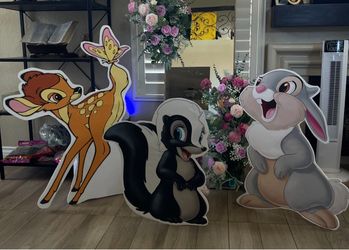 Foam-board character standees/cutouts