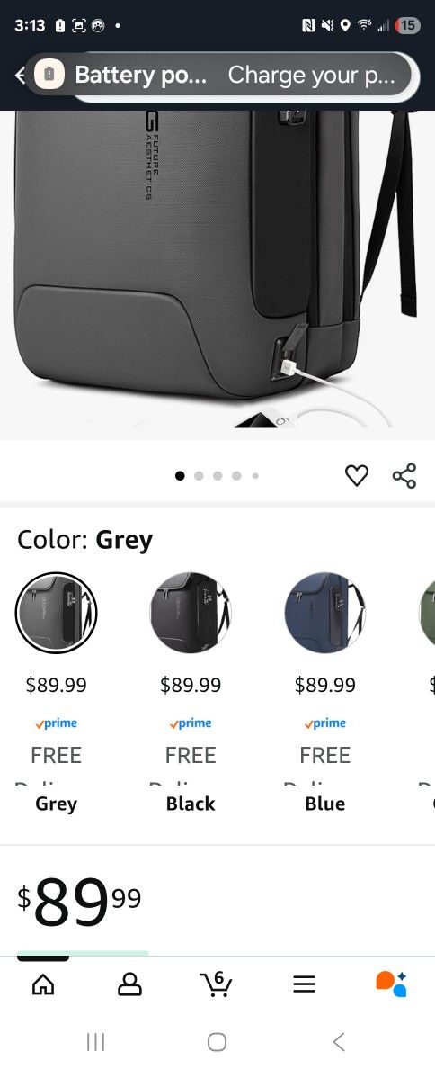 BANGE Anti Theft Backpack